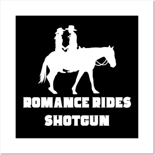 Romance Rides Shotgun Posters and Art